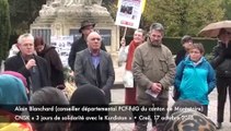 20151017-Creil-Intervention d'Alain Blanchard (PCF-FdG) à la manifestation de solidarité avec le Kurdistan