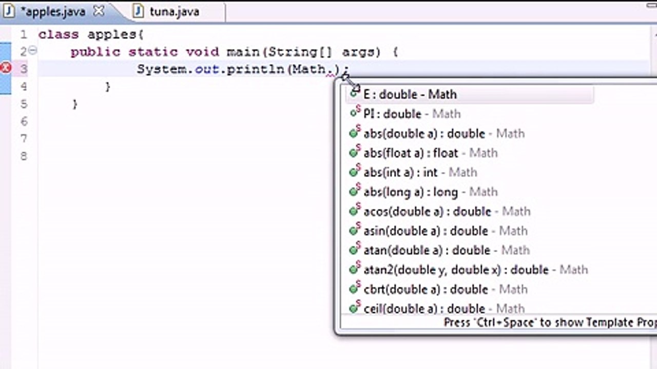 Java Level 1 Tutorial - 25 - Math Class Methods - Sumeet Khan