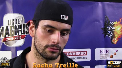 Sacha Treille - Ligue Magnus - Grenoble vs Rouen - 17/10/2015