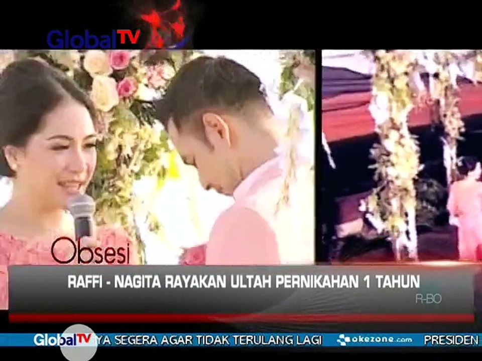 [151018]Obsesi - Raffi & Nagita rayakan ultah pernikahan 1 tahun