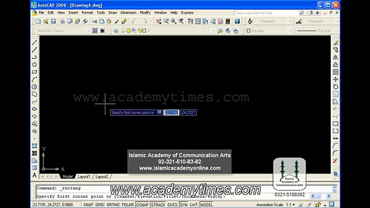 Lesson No. 1- Auto Cad Traning in urdu (Architecture, Mechanical, Civil and Elec (1)