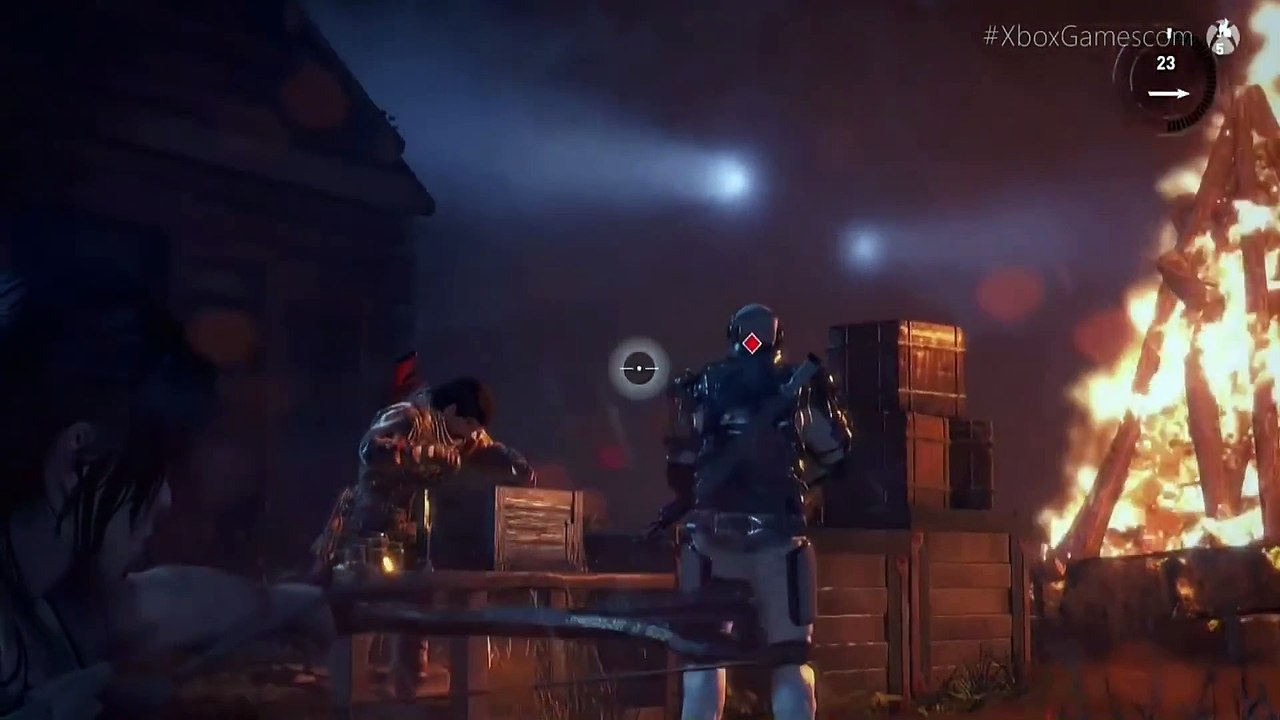 Rise of the Tomb Raider NEW Gameplay Gamescom 2015 - Dailymotion