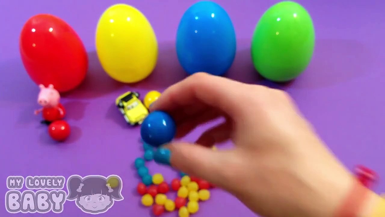 Learn Colours with Surprise Eggs, Toys Candy and Fun! Funny Learning Contest!