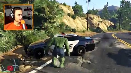 INCREDIBLE HULK IN GTA 5! (GTA 5 Mod Funny Moments)