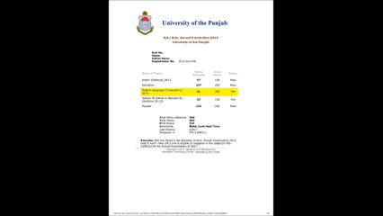 Punjab University Mischief with Students