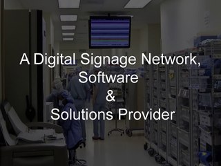 A Digital Signage Network, Software by IqBusiness