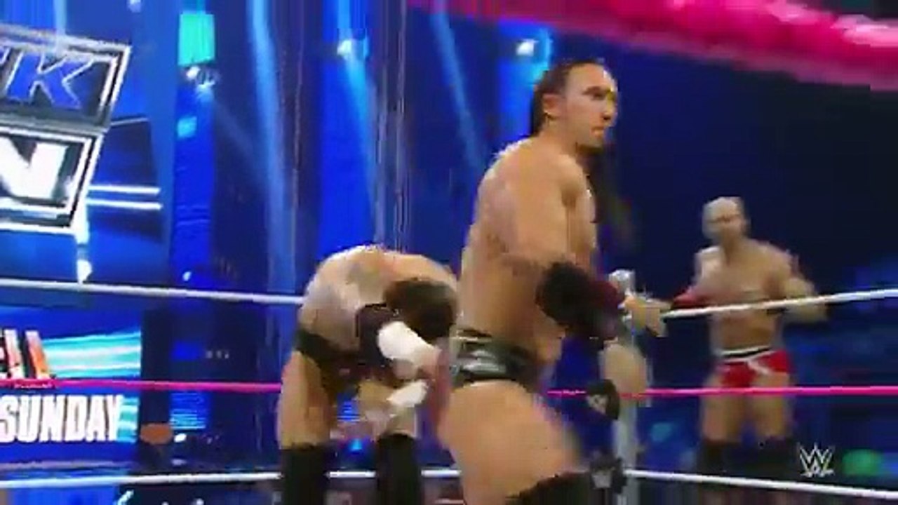 WWE Cesaro and Neville vs. Sheamus and King Barrett- SmackDown, Oct. 15, 2015