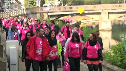 Grosse vague rose à Auxerre