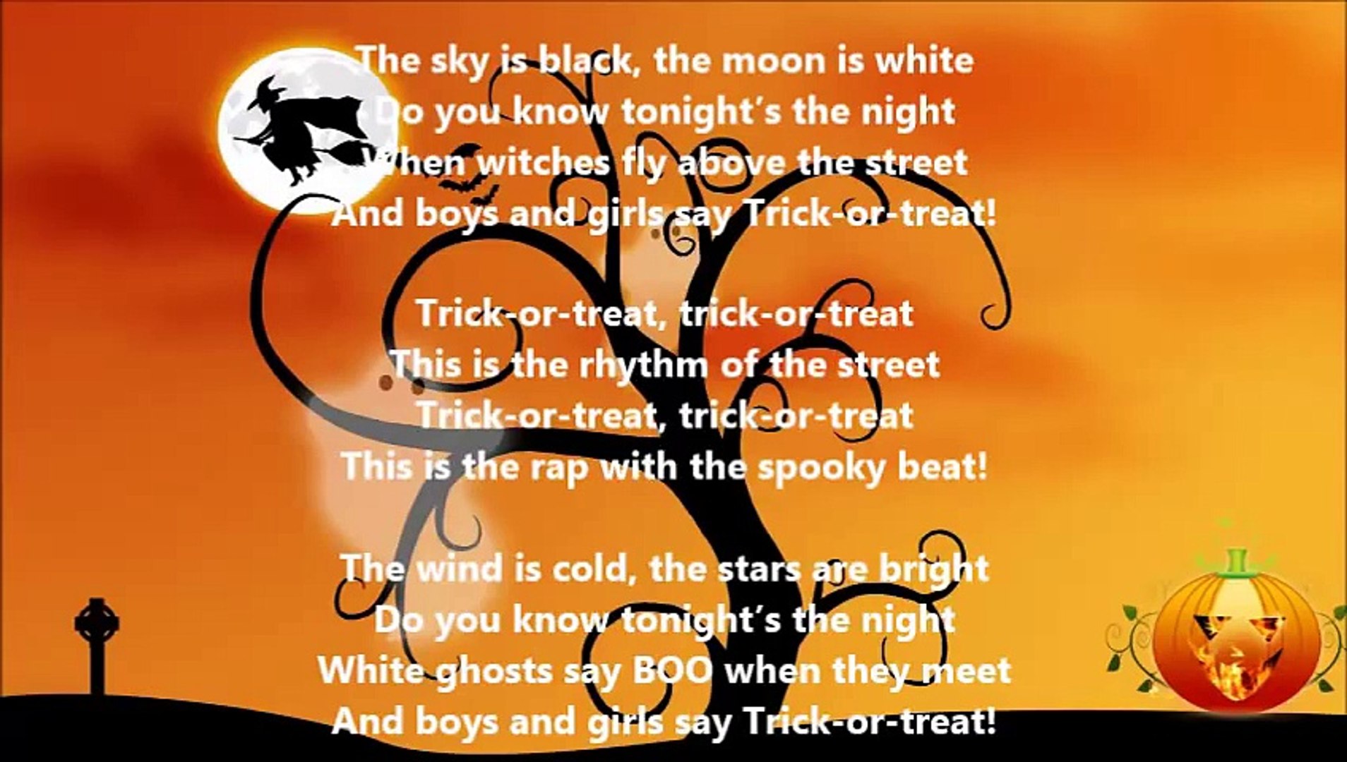 Trick or Treat Rap - Vidéo Dailymotion