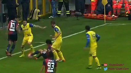 Leonardo Pavoletti Goal - Genoa vs Chievo 1-1 (Serie A 2015)