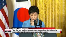 S. Korea, U.S. reaffirm alliance during Pres. Park's Washington visit
