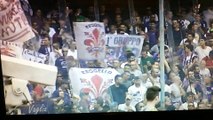 Napoli - Fiorentina (18-10-2015) tifosi viola