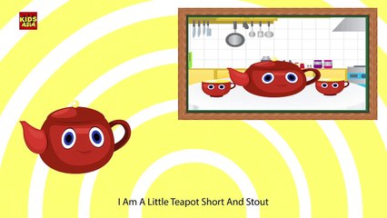 'I Am A Little Teapot' _ Nursery Rhyme For Kids _ With Lyrics & Karaoke