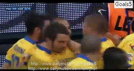 Luca Paganini Goal Frosinone 1 - 0 Sampdoria Serie A 18-10-2015