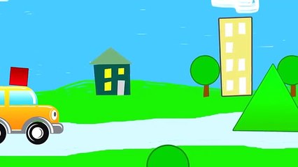 Voiture maligne   Apprendre les formes Part 1   Dessins animés en français