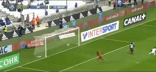 Goal Benjamin Moukandjo 1:1 - Olympique Marsella vs Football Club Lorient - 18/10/2015