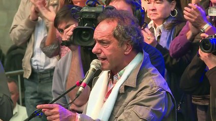 Scioli y Macri en recta final de campaña electoral