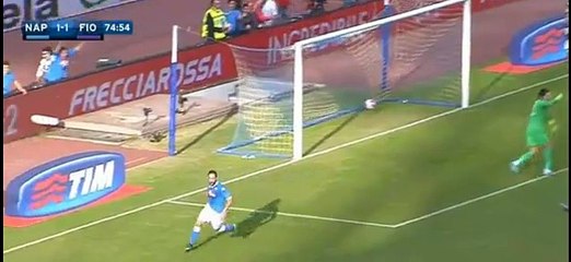 Goal Gonzalo Higuaín 2:1 - Ssc Napoli vs Ac Fiorentina - 18/10/2015
