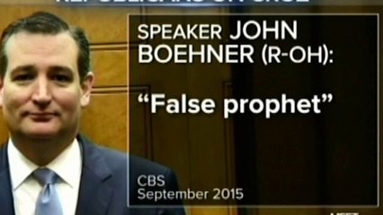 Watch Chuck Todd to Ted Cruz - 'You stood up and nobody followed you'