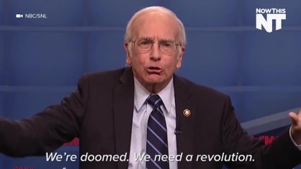 Larry David Does The Best Bernie Sanders Impression Ever On SNL
