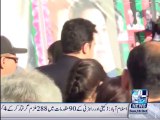 Bilawal Bhutto Zardari and Bakhtawar Bhutto Zardari visits mausoleum of martyrs