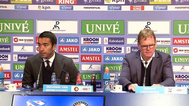18-10-2015 Persconferentie na afloop van SC Heerenveen - Feyenoord