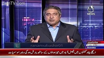 Aaj Rana Mubashir Kay Saath – 18th October 2015