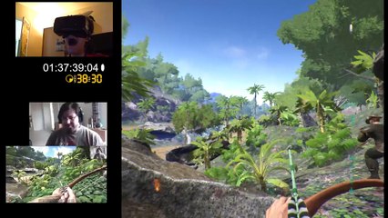 Oculus Rift DK2 - ARK Survival Evolved - #20 "Still doing his morning run"