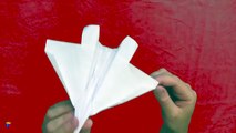 How to make a paper fighter jet. Origami tutorials. Educational videos for children