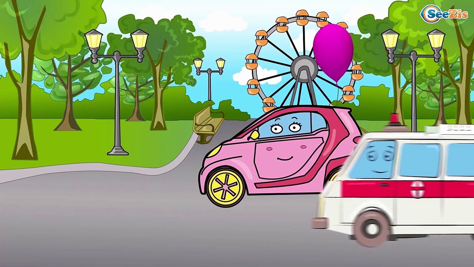 ⁣✔ МУЛЬТИКИ МАШИНКИ. Фиолетовая машинка и его новый друг! Cars Cartoons for Kids about friendship!