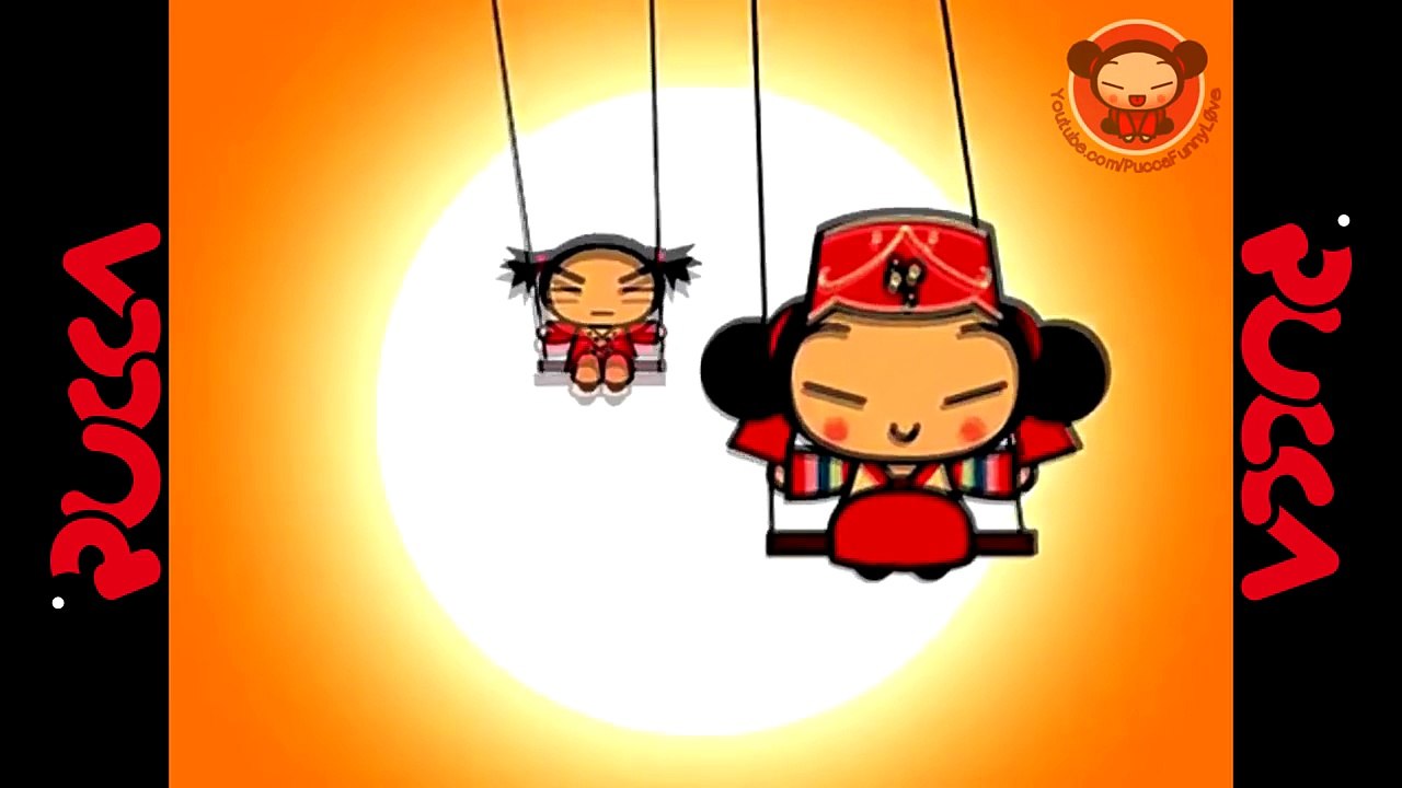 Pucca Short Animations Pucca on a Swing 그네 [HD]