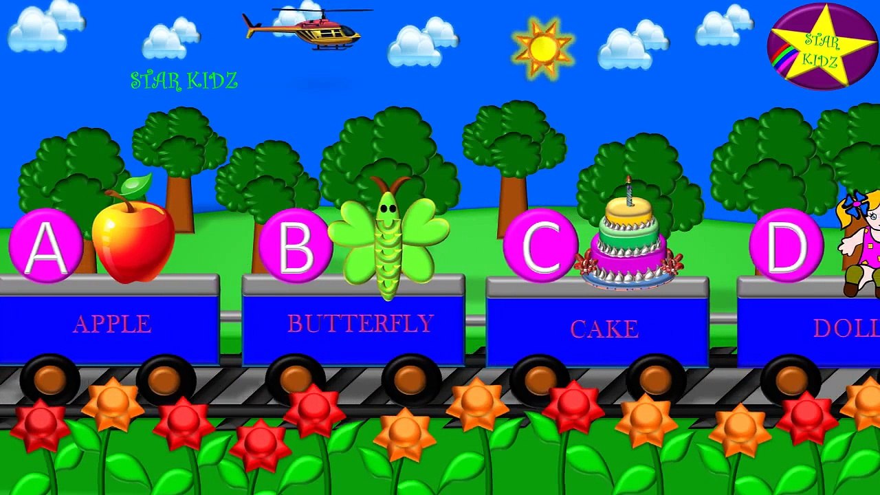 ABC TRAIN | Learn ABC | Alphabet Songs | ABC Song For Kids And Children