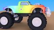 Monster trucks for children kids. Construction game: building a monster truck. Monster tru