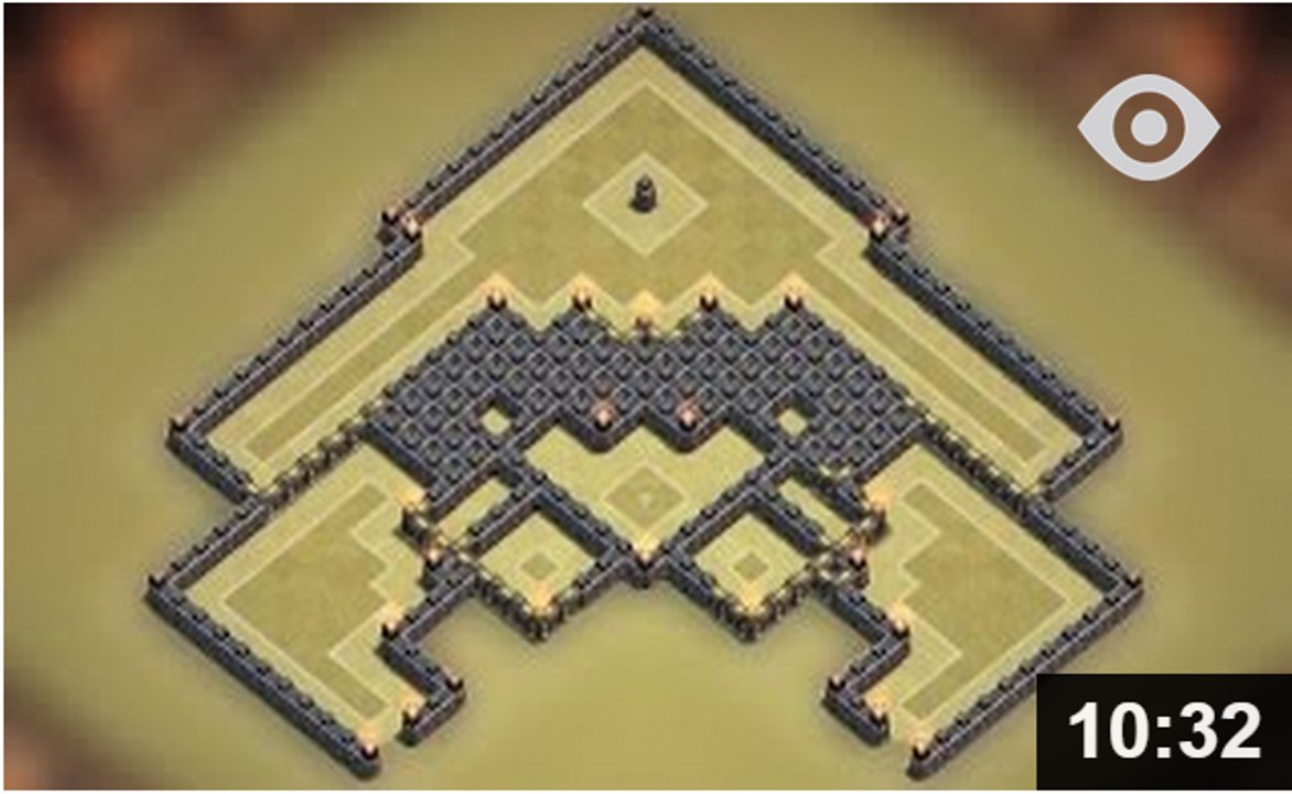 Clash of clans | Town hall 9 (TH9) Best war base 2015 [Anti 2 stars] + Replays