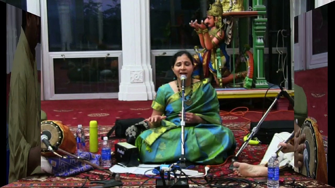 HINDU TEMPLE OF GREATER CHICAGO: EKANTHA SEVA CONCERT: SARADA KARTHIK: MANGALAM: THILLANA
