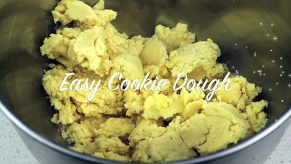 Download Video: 3 INGREDIENTS COOKIE DOUGH RECIPE how to bake easy basic cookies egg free