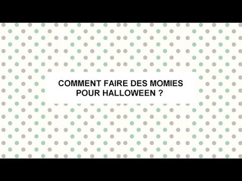  Spécial Halloween ; Comment faire des feuilletés momies ? 