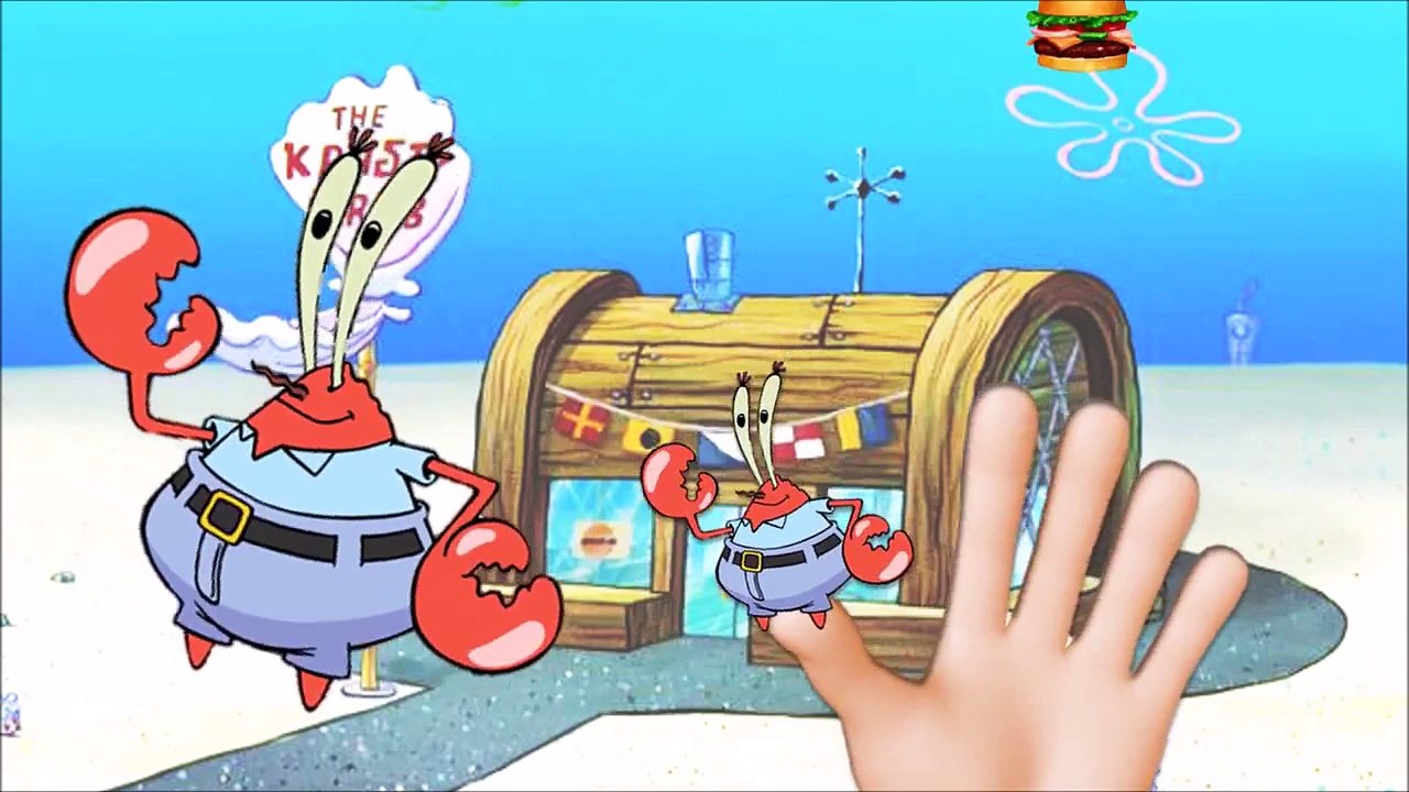 SpongeBob SquarePants Finger Family Song Nursery Rhymes | SpongeBob Songs Cartoon Baby Lea