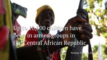 Child Soldiers Learning to be Children Again. Central African Republic. BBC News