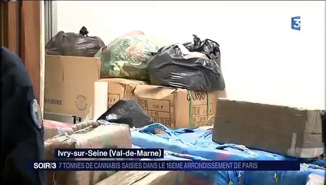 Sept tonnes de cannabis saisies à Paris