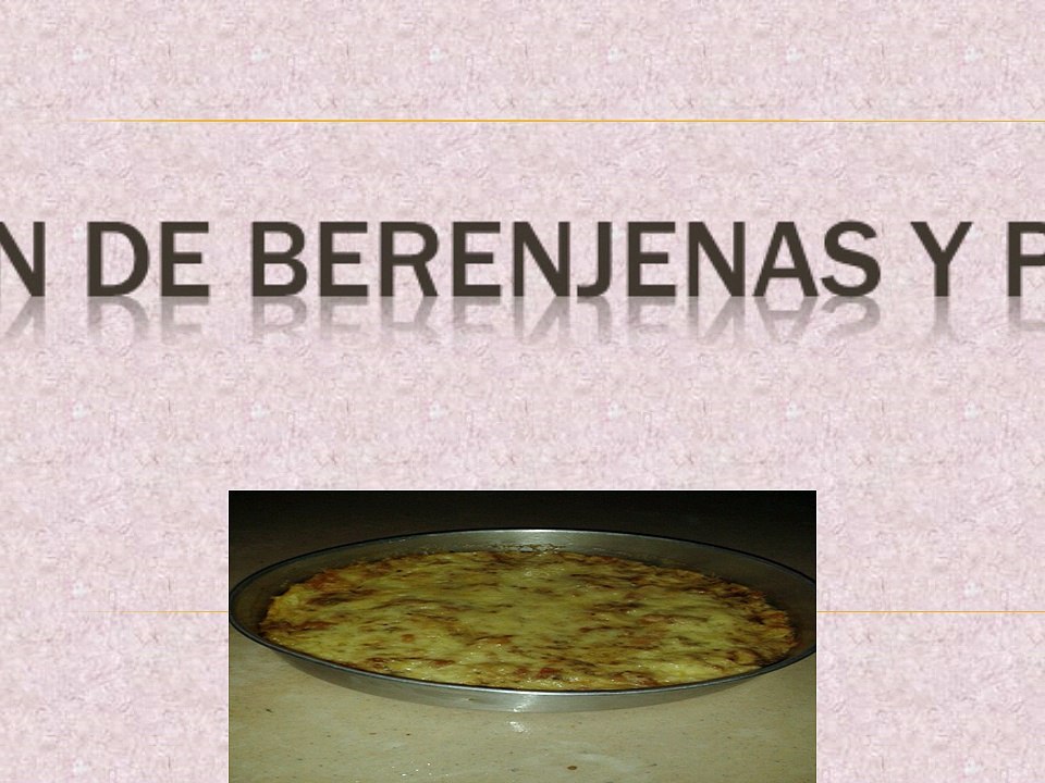 pastelon de berenjenas y pollo