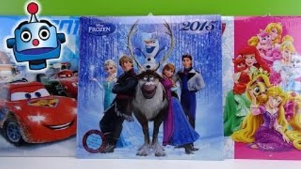 Calendarios 2015 de Frozen, Princesas Disney Palace Pets y Cars - Especial Navidad 2014
