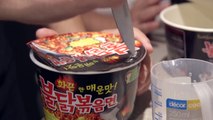 Korean Super Spicy Ramen Challenge (Ft Shawn Lee and Dennis Yin)