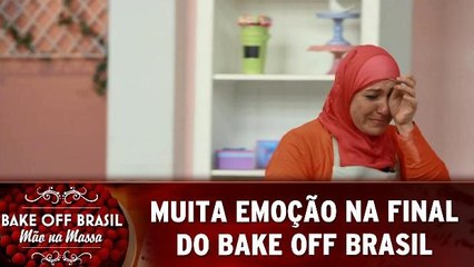 Muita emoção na final do Bake Off Brasil
