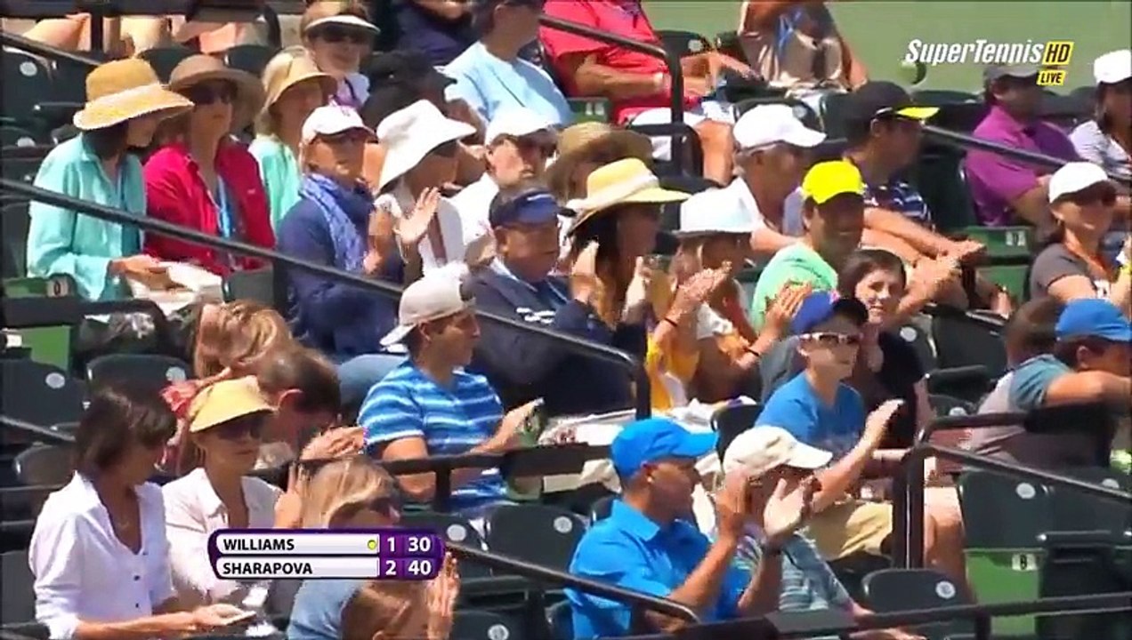 [HD] Serena Williams vs Maria Sharapova 2014 Sony Open Tennis SF Highlights