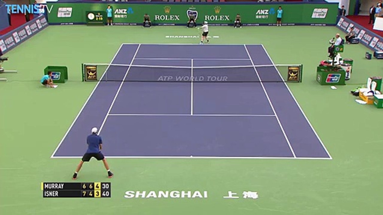 Murray Keeps Isner Grounds In Shanghai 2015 Hot Shot