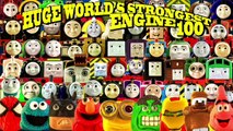 HUGE WORLDS STRONGEST ENGINE ep 100 64 ENGINES! Thomas and Friends with Play Doh Surprise