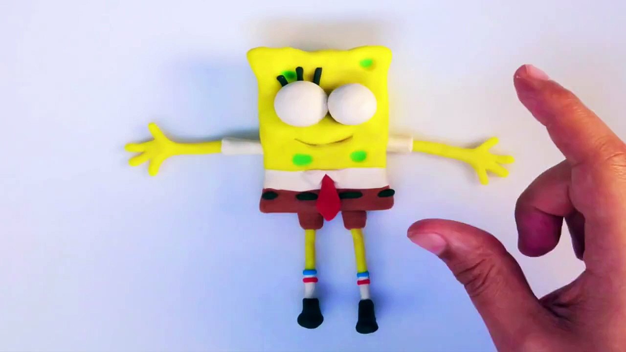 How to do a Spongebob + Stop motion play doh claymotion animation Peppa pig Pocoyo