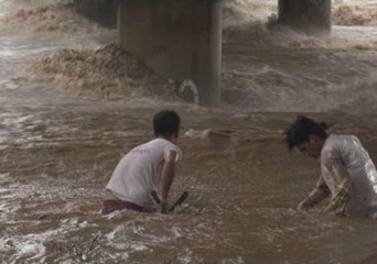 Typhoon Lando Lashes Luzon Island