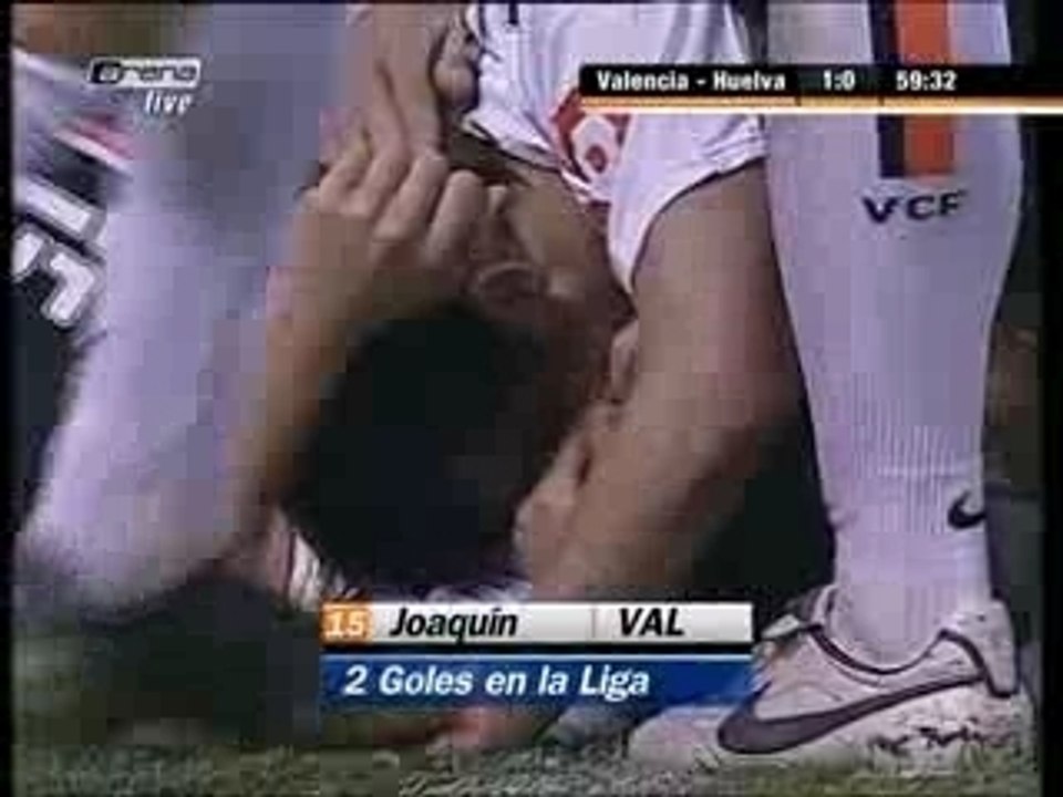 Valencia 1 - 0 Recreativo (Joaquin)